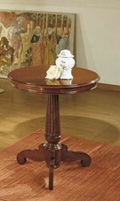 TAVOLINO ROTONDO RIGATO IN