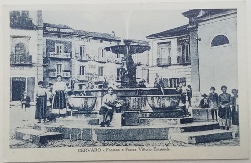 Cartolina cervaro fontana - cervaro,