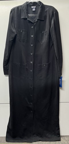 Maxi abito donna nero manica