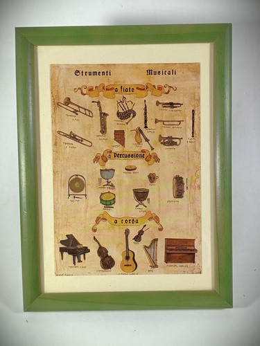 Quadro strumenti musicali - quadro,