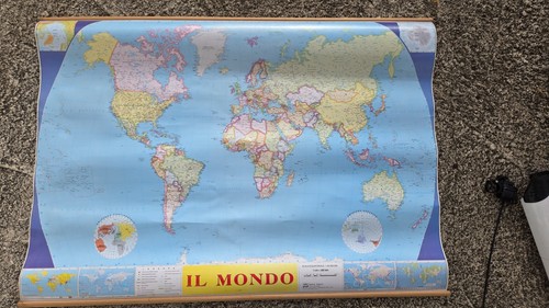 Cartina mondo planisfero - mondo,