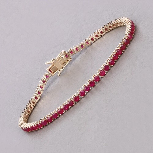 Bracciale tennis oro - giallo, 14