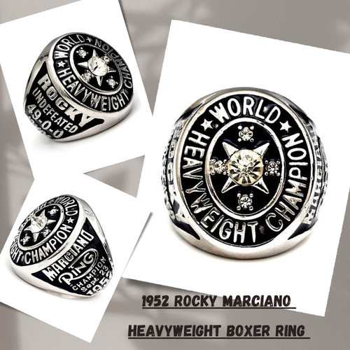 Ring rocky marciano inspired - ring, marciano-inspired