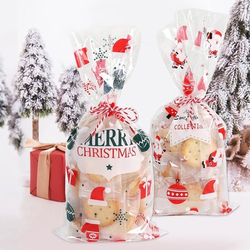 60pz sacchetti biscotti natale - biscotti,