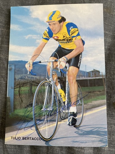 Carte postale cyclisme tulio - postale,
