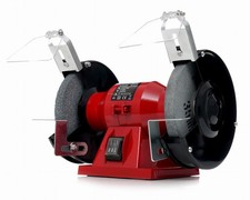 SMERIGLIATRICE MOLA DA BANCO CON 2 DISCHI IN PIETRA DA 150MM PER OFFICINA