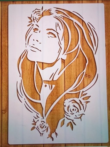 Giovane donna fiori - a4,
