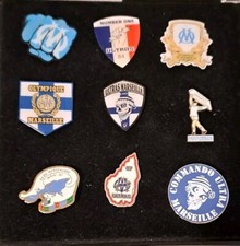9 PIN ULTRAS BADGE FOOTBALL OM