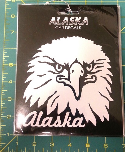 Adesivo auto alaska testa - alaska,