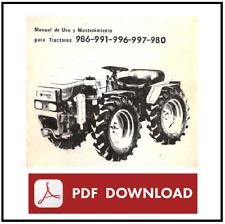 PASQUALI 986 991 996 970 980 Manuale uso manutenzione Libretto istruzioni SPA