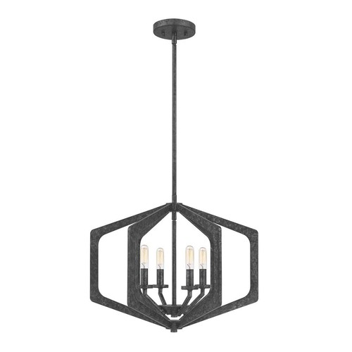 Lampadario metallo nero - , antico