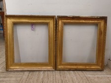 Cornici Impero Coppia , Coppia Di Cornici Dorate XIX Secolo