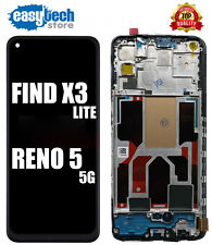 OPPO FIND X3 Lite CPH2145 / RENO 5 5G TFT FRAME Display Touch Schermo Vetro LCD