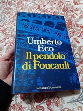 Umberto Eco-IL PENDOLO DI FOUCAULT- BOMPIANI 1988 1° edizione RILEGATO