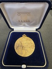 Medaglia Luiss Università Roma Guido Carli. Con custodia - rara - argento.