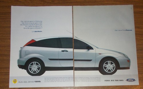 Rara pubblicità ford focus - pubblicità,