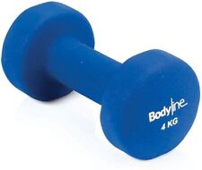 PESO DA PALESTRA MANUBRIO 4 KG FITNESS BILANCIERE ESERCIZI NEOPRENE