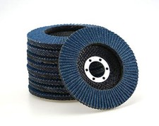 1 dischi a ventaglio INOX blu