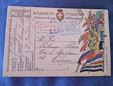 Cartolina Militare Regio Esercito Franchigia Prima Guerra Mondiale 1918