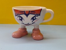 LE TAZZE PAZZE LATTE GIGLIO PIEDI ROSA LA CASTELLANA MUG CUP TAZZA CAFFÈ VINTAGE