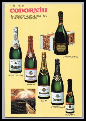 Cartolina cavas codorniu - cavas,