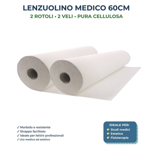 Rotoli carta lettino medico - rotoli,