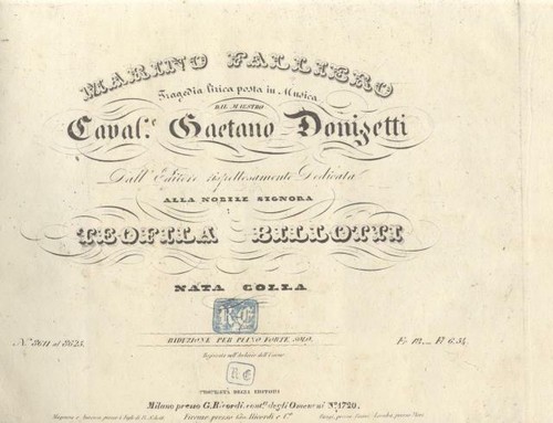 Donizetti gaetano marino - donizetti, gaetano.