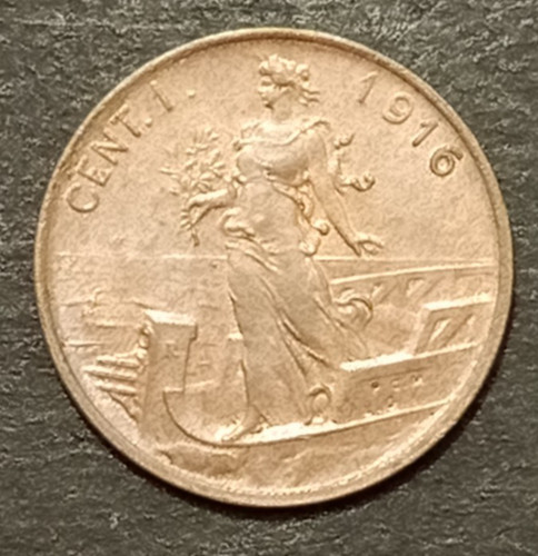 Centesimo lire prora - 1, 1916