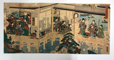 Trittico stampa xilografia
