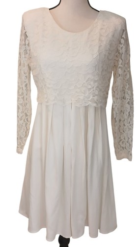 Abito vintage bianco pizzo
