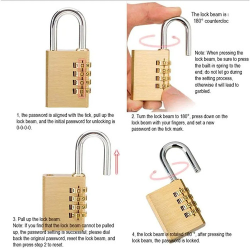 Pieces combination locks - 2,