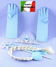 Frozen - Vestiti Carnevale Elsa Set Accessori - Dress up Elsa Costumes 457001