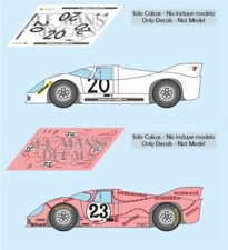 Decals Porsche 917/20 Le Mans