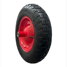 Ruota Pneumatica con camera d'aria per Carriola diametro 350 mm con Asse 150 mm