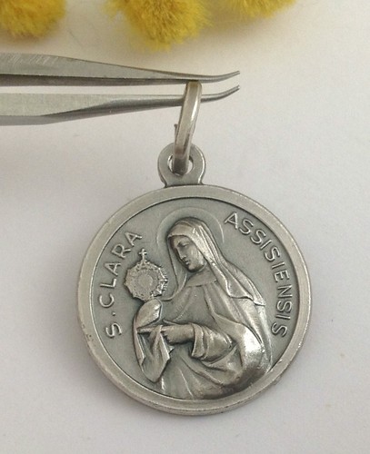 Medaglietta santa chiara - ,