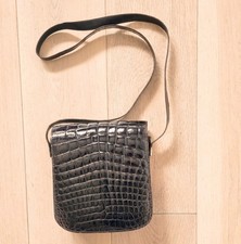 BORSELLO VINTAGE  IN COCCODRILLO MARRON Jaques Saint Just