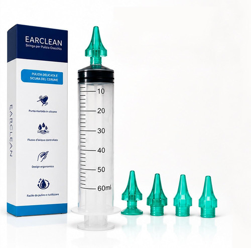 Kit pulizia orecchie con - -,