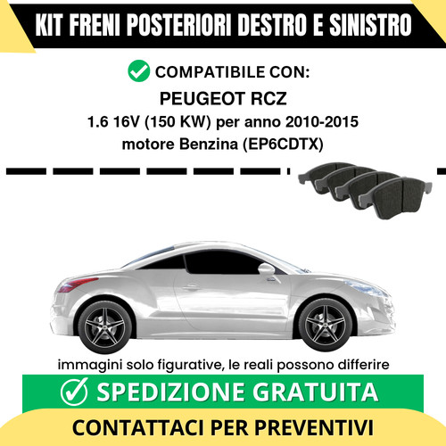 Pastiglie freno posteriori - freno,
