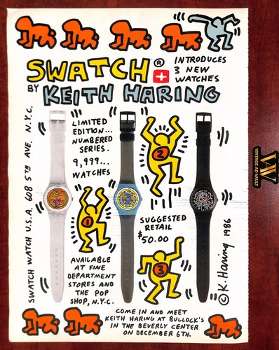 Keith haring swatch - haring,