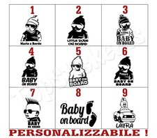 Adesivo sticker Baby on Board