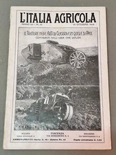 Rivista L'ITALIA AGRICOLA anno 55 numero 10      15 ottobre 1918 TRATTRICE FIAT