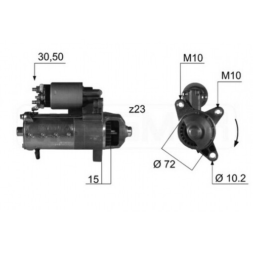 Motor arranque em202g - de,