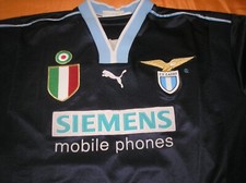 MAGLIA LAZIO 2000 2001 PUMA  - MIHAJLOVIC 11  - MATCH WORN CHAMPIONS LEAGUE ROMA