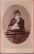 FRATELLI VIANELLI_ VENEZIA _ RITRATTO DI SIGNORA CON CANE _ FOTOGRAFIA ORIGINALE