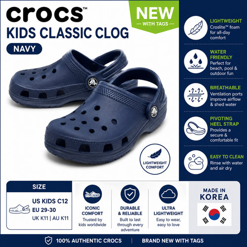 Sandali slip crocs bambini - on,