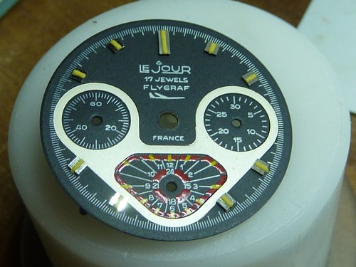 Cadran montre chronographe - cadran,