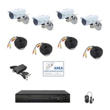 KIT VIDEOSORVEGLIANZA AHD IP