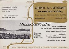 RONCIGLIONE:  Albergo Bar Ristorante "Lago di Vico"   1964