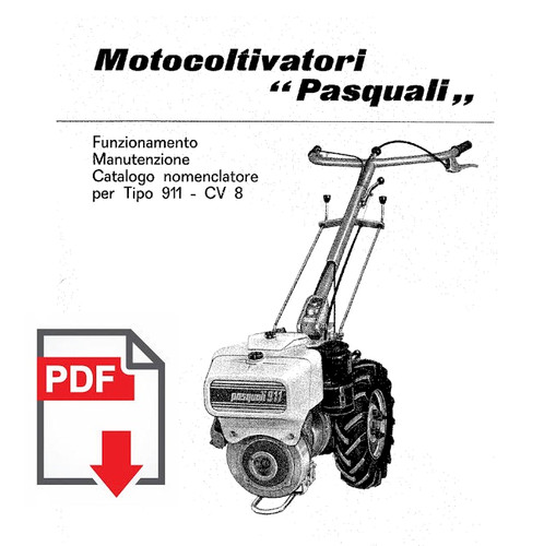 Pasquali 911 manuale uso - 911,