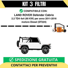 Kit 3 Filtri Tagliando per